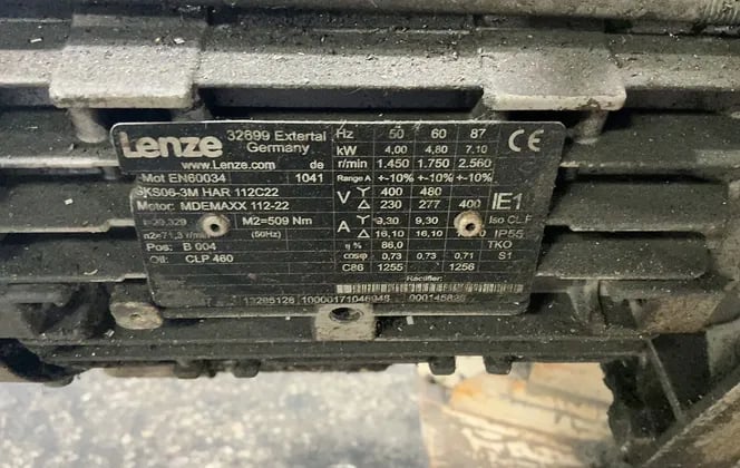 30" Behringer #HBP-310/403GA, horizontal band saw, 7.1 kW, 2560 RPM, 2011 - Image 6