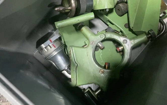 Lztk Livnica Kikinda #A-11-550, cylindrical grinder, steady rest, tailstock, hydraulic unit, 1981 - Image 4