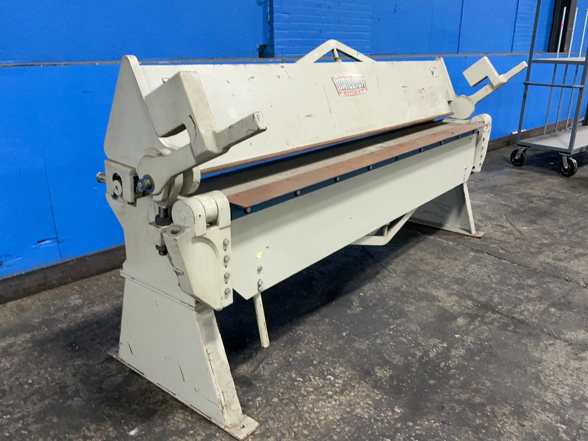 8' Baileigh #BB-9612, box & pan brake, 2011 - Image 6