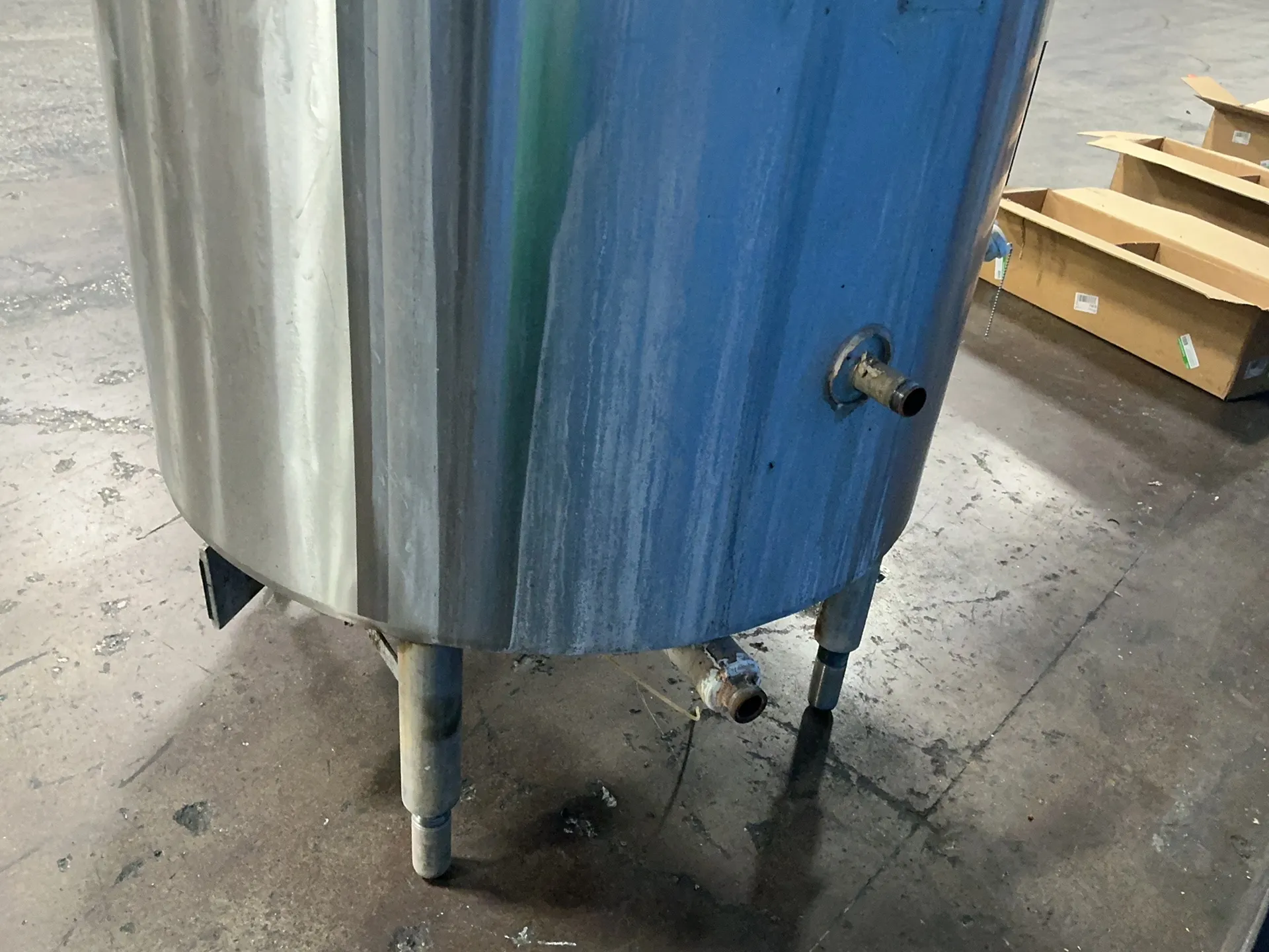 374 gallon Cherry-Burrell #3091, Stainless Steel processing tank, 50" diameter x 44" H, 1989 - Image 3