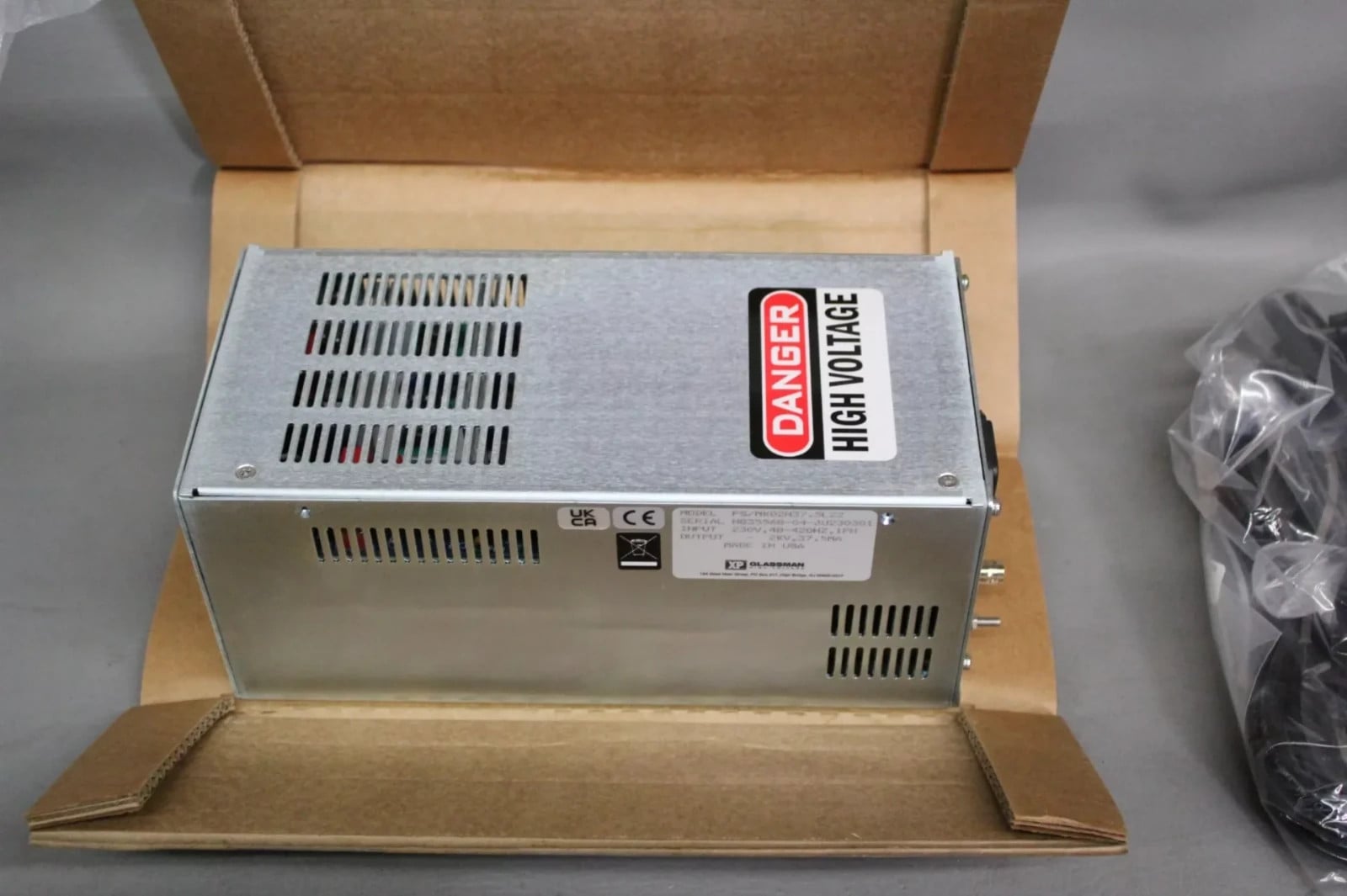 explosion proof Glassman #PS/MK02N37.5L22, MK Series high voltage power supply, 2,000 Volts DC @ 37.5 mA, 230 - Image 4
