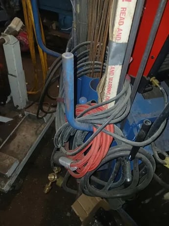 Miller #Diversion-180, AC/DC Tig Welder, 180 Amps, 120/240 V., w/ WP-17 torch, foot pedal, regulator, approx. - Image 6