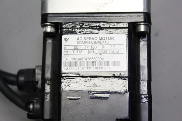NSK, linear actuator ballscrew stage w/ linear guide, Yaskawa #SGMPH-01BAE41D AC servo motor - Image 2