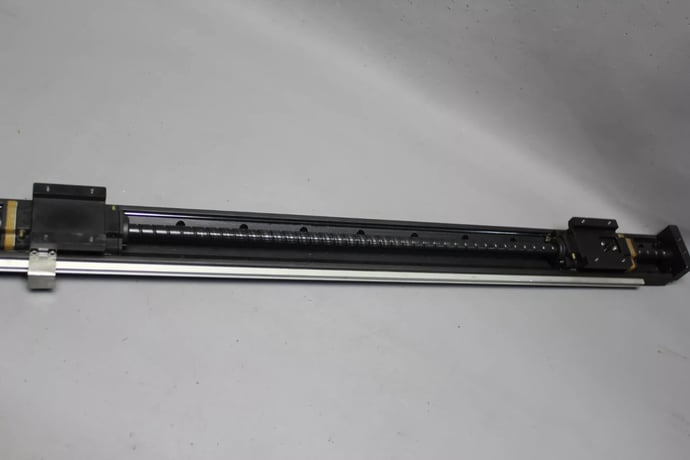 NSK, linear actuator ballscrew stage w/ linear guide, Yaskawa #SGMPH-01BAE41D AC servo motor - Image 8