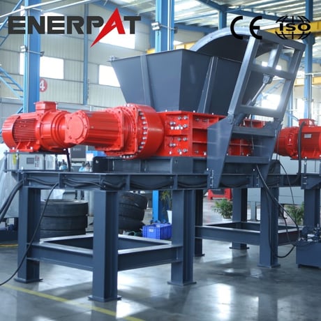 TDF Tyre Shredder, Enerpat #MSB-ETY1600, 3 TPH, Producing 50-100 mm Tire Chips - Image 7