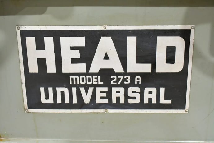 Heald #273A, universal internal grinder with face grinding & Heald Red Head grinding spindle - Image 7