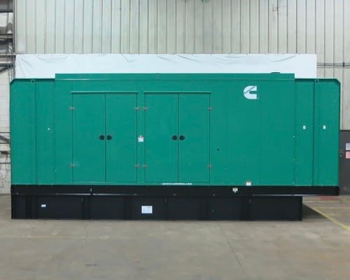 1000 KW Cummins #DQFAD, diesel generator set, 277/480 Volts, 3-phase, QST30-G5 NR2 engine, Tier 2, sound - Image 1