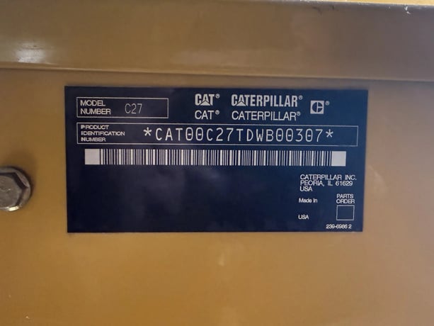 800 KW Caterpillar #XQ800, diesel generator set, 480 Volts, 3-phase, 1105 HP @ 1800 RPM, C27 ACERT engine - Image 7