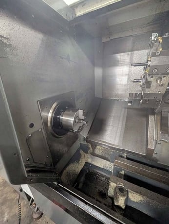 Haas #ST-10, 2-Axis CNC Lathe, 25.2" swing, 16.5" machining length, 14" turning diameter, 6" chuck, 1.7" bar - Image 3