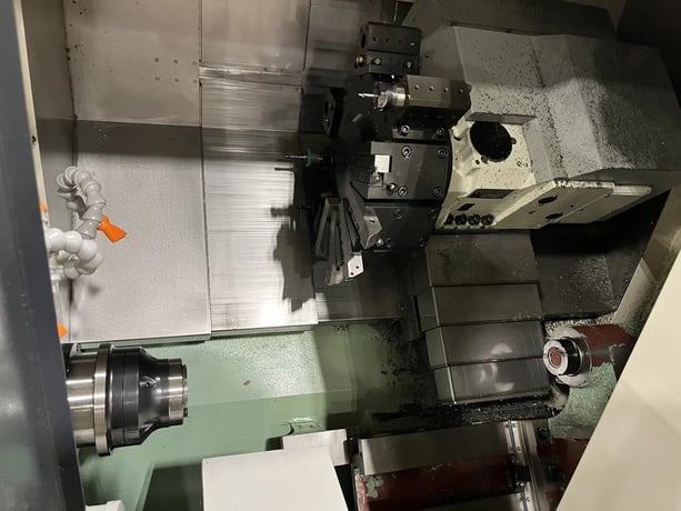 Quick-Tech #T6-MILL, CNC Lathe, 15.7" swing, 9" between centers, 5" chuck, 1.6" bar, 6000 RPM, 12 station - Image 2