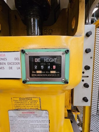 66 Ton, Bliss #C1-60, single crank gap frame press, 5.1" stroke, 11.8" Shut Height, 2.76" adj., 35.4" x20.5" - Image 5