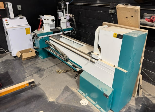 Blue Elephant #ELECNC-1540, CNC Wood Lathe, 7.9"-59" processing length, 15.75" max. material diameter, 5.4 HP - Image 1