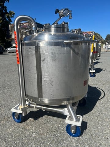 80 gallon Precision Stainless, Jacketed Reactor Vessel, Stainless Steel, 100 psi @ 300°F jacket, 1992 - Image 3