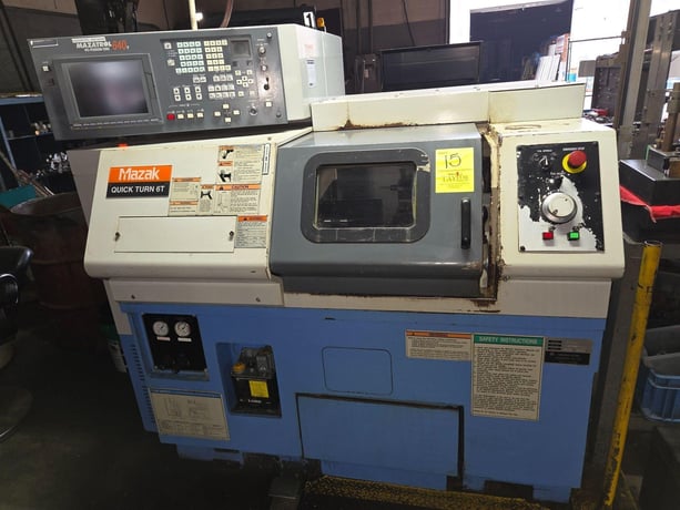Mazak #QT-6T, CNC lathe - Image 1