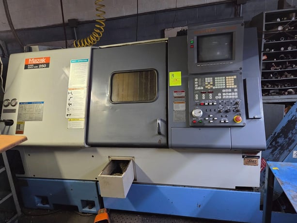 Mazak CNC lathe, Mazatrol T-Plus control, 1998 - Image 1