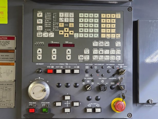 Mazak CNC lathe, Mazatrol T-Plus control, 1998 - Image 4