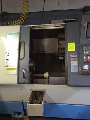 Mazak CNC lathe, Mazatrol T-Plus control, 1998 - Image 9