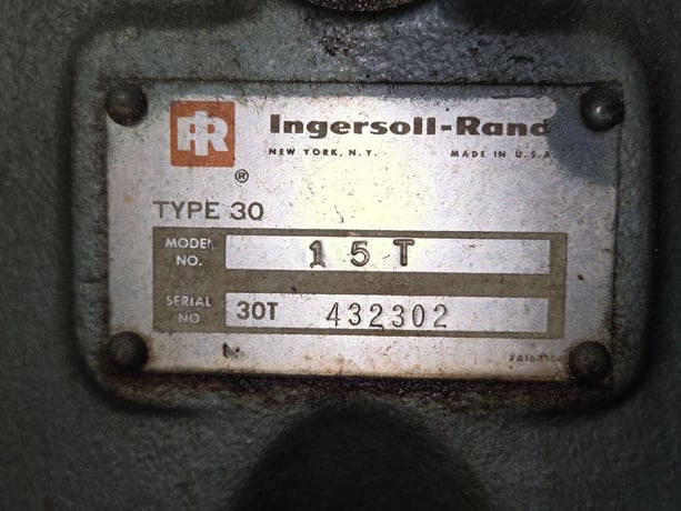 Ingersoll-Rand #15T, Type 30 air compressor - Image 7