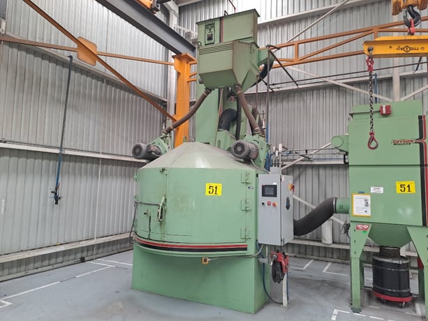 Gyson #WB702-T, industrial turbine sandblasting system - Image 4