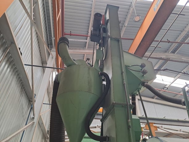 Gyson #WB702-T, industrial turbine sandblasting system - Image 9