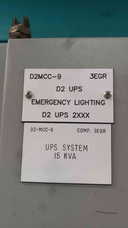 15.0 KVA Ametek #DPP015, Industrial uninterruptible power supplies System, Tower, w/ GE Breakers, 480 x 120 - Image 8
