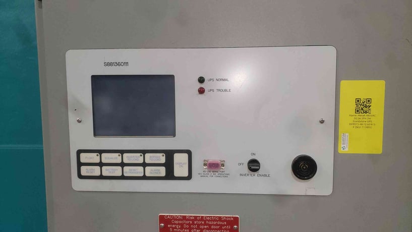 15.0 KVA Ametek #DPP015, Industrial uninterruptible power supplies System, Tower, w/ GE Breakers, 480 x 120 - Image 9