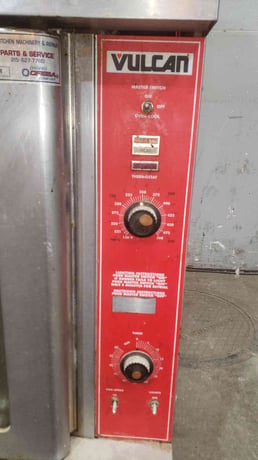 Vulcan #VC4ED, Double Stack Electric Convection Oven, Stainless Steel - Image 3