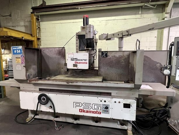 20" x 48" Okamoto #PSG-125DXNC, 3-Axis hydraulic surface grinder, 2' wheel, Fanuc O-M Control, 1990 - Image 1