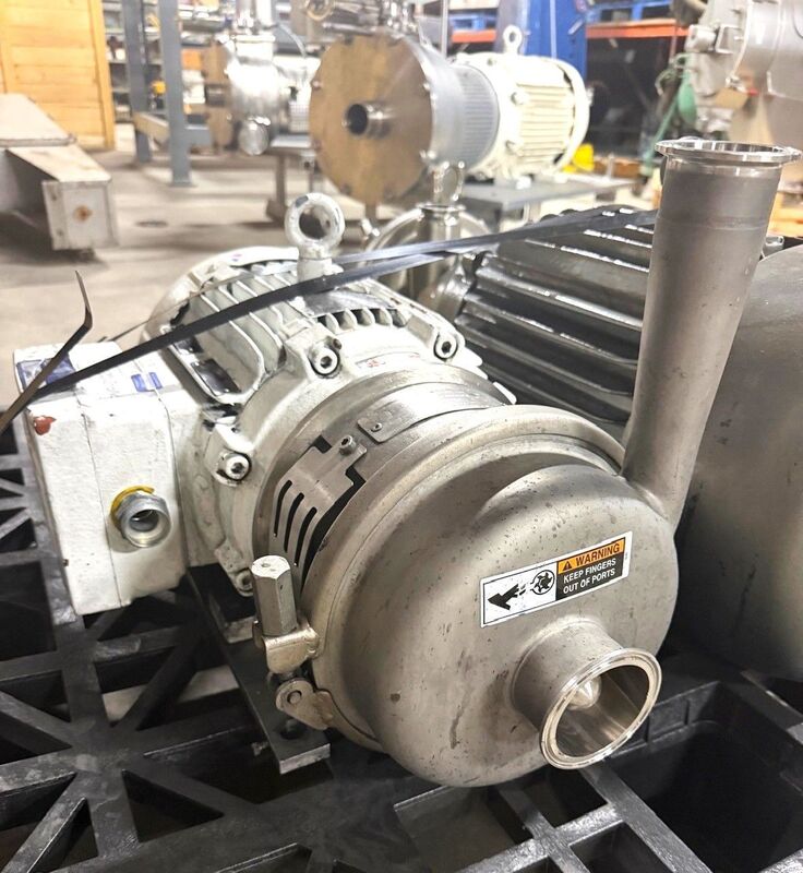APV #W353500046-W+35/35, explosion proof Stainless Steel centrifugal pump, 2.5 x 2 inlet, explosion proof - Image 1
