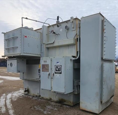 12000/22400 KVA 125000 Delta Primary, 14000GDRY/8083 Secondary, Virginia Transformer - Image 2