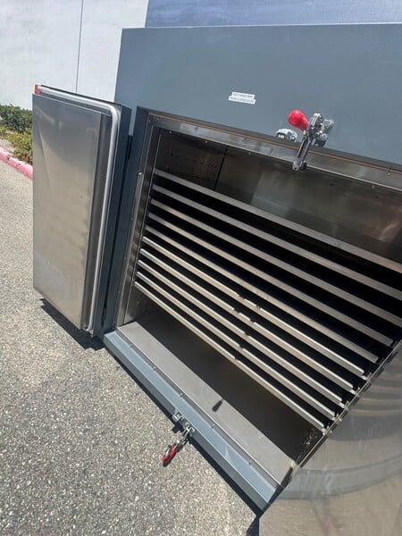48" width x 48" H x 24" D JPW #ST424TULF480, batch oven, 500&deg;F, stainless racks, 2022, new - Image 10