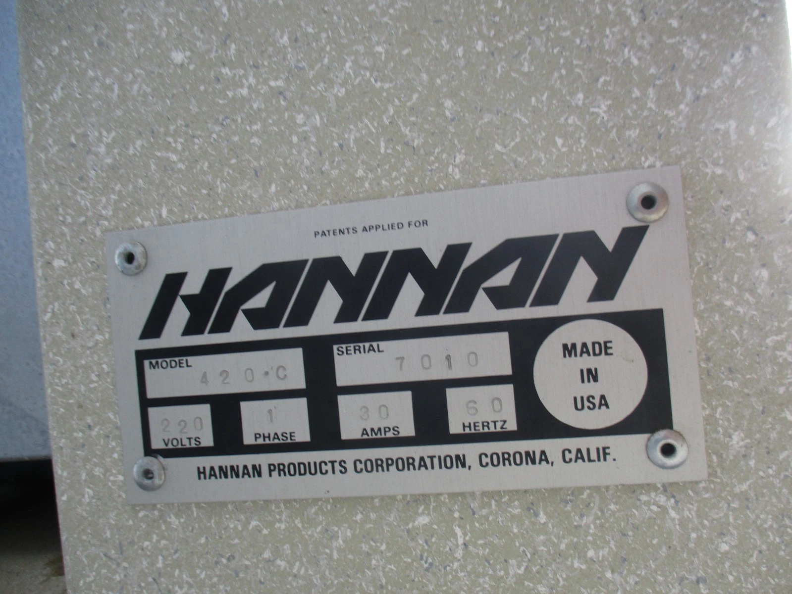 Hannan #320-C, skin packaging vacuum shrink wrapper - Image 4