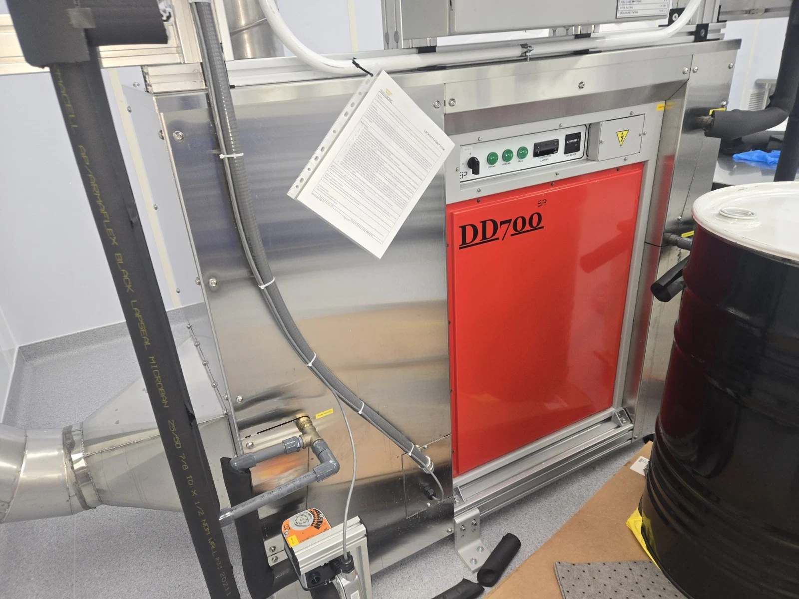 DD700, desiccant dehumidifier, 7.5 KW, 220 V., high capacity, high efficiency - Image 3