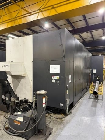 Mazak #Integrex-e650HII-x-120, CNC Lathe, 26" chuck, 6.6" bar, 120" centers, 1,000 RPM, 80 tool turret - Image 9