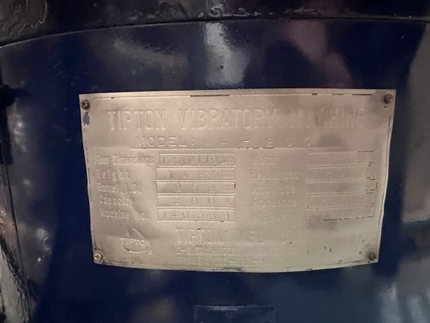 Tipton #CL-200, 3 cu. ft. Vibratory Bowls, 3 ea available - Image 2