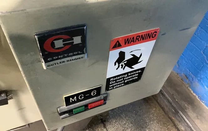 12" x 28" x 11" Nelmor #G1220M1, Granulator, 4 Wheel, Cutler-Hammer Control - Image 10