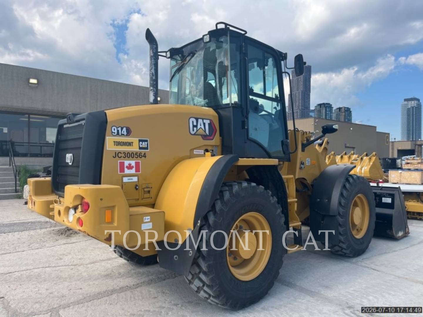 Cat 914-14, Wheel Loader, 893 hours, S/N: JC300564, 2021 - Image 3