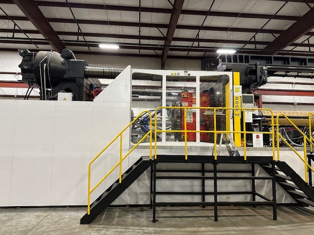 3300 Ton, 1029 oz., Borche #BU3300-V, injection molding machine with Yaskawa robot, Keba Control, 2024 - Image 3