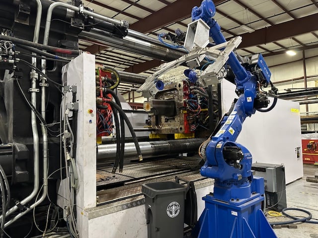 3300 Ton, 1029 oz., Borche #BU3300-V, injection molding machine with Yaskawa robot, Keba Control, 2024 - Image 10