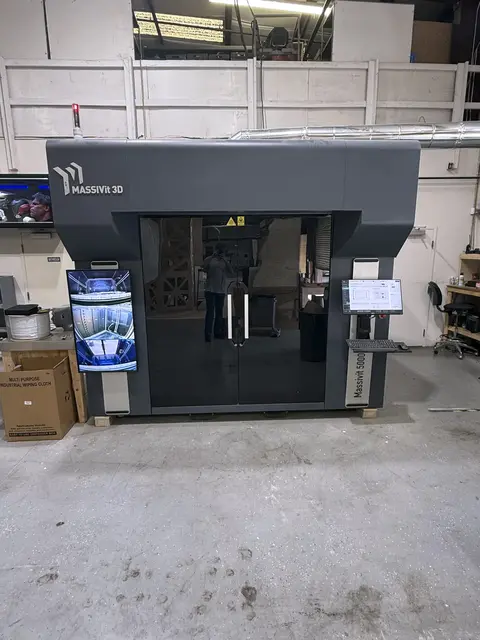 Massivit #5000, large format 3D printer, 57" x 44" x 71" build, 500 lb, 2 print heads, 300 mm/sec, 2021 - Image 3