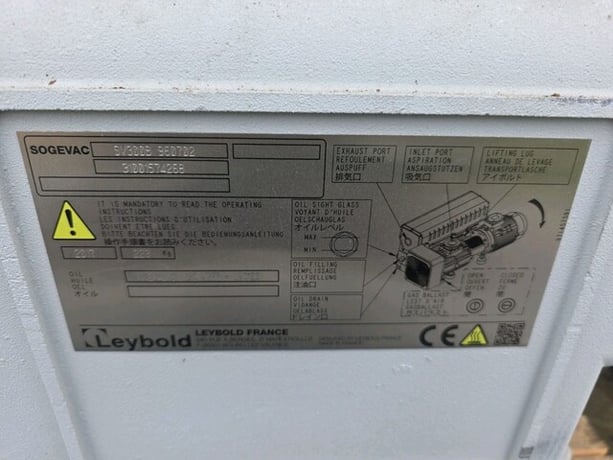 Leybold #SV300B, Sogevac rotary vane vacuum pump - Image 4