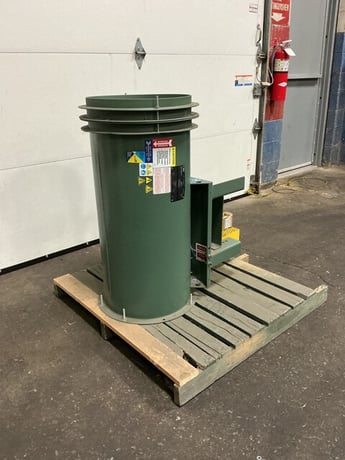 3000 cfm, New York Blower #ARR-9D, 16" tube axial fan, 2 HP, new - Image 2