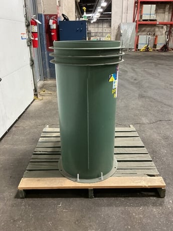3000 cfm, New York Blower #ARR-9D, 16" tube axial fan, 2 HP, new - Image 9