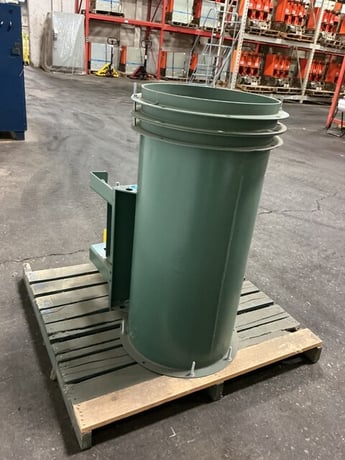 3000 cfm, New York Blower #ARR-9D, 16" tube axial fan, 2 HP, new - Image 10