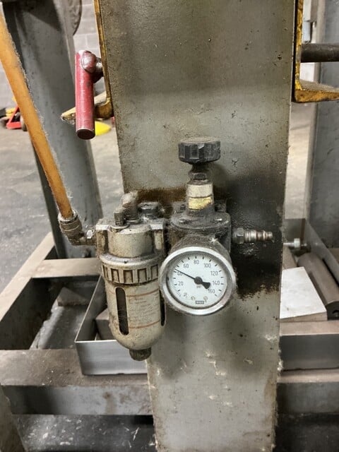Hydraulic / pneumatic press with Power Team cylinder, 10000 psi - Image 10