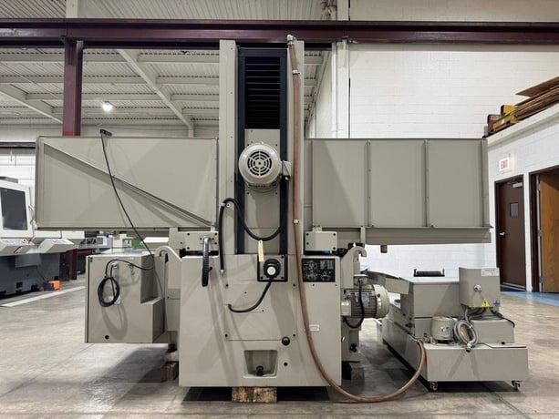 17.7" x 33.4" Okamoto #ACC84DX, 355mm wheel, 5 HP, automatic feeds, over wheel dresser, 2016 - Image 9