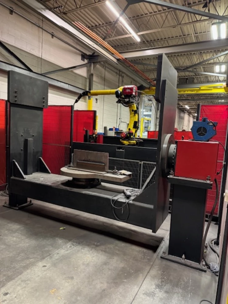 Lincoln Electric, Electric Robotic Welder, air-cooled welding cobot cart, 12' reach, 5,000 lb. positioner - Image 2