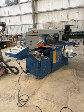 13" x 18" Baileigh #BS-20SA-DM, dual miter semi-automatic horizontal band saw, 0°-60° miter, 3 HP, 60-306 - Image 7