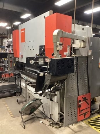176 Ton, Bystronic #Xact-160, CNC press brake, 10' overall, 18.9" open, 8.66" stroke, 16.5" throat, 4-axis - Image 5