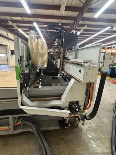Biesse #Rover-K-FT-1531, CNC router, 5' x 10' flat nesting table, 12 HP spindle, 24000 RPM, B-Solid/B-Suite - Image 5